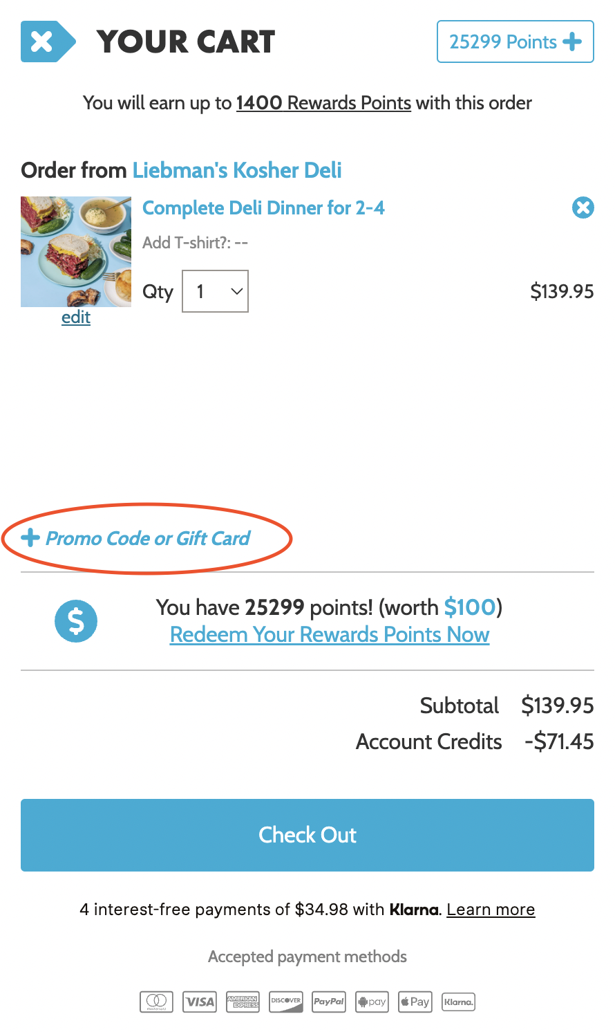 How to Apply a Gift Card Code to